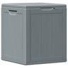 Garten-Aufbewahrungstruhe Cosita 90 l (PP-Rattan), Grau