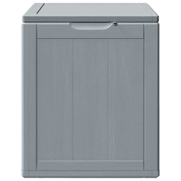 Garten-Aufbewahrungstruhe Cosita 90 l (PP-Rattan), Grau