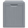 Garten-Aufbewahrungstruhe Cosita 90 l (PP-Rattan), Grau