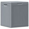 Garten-Aufbewahrungstruhe Cosita 90 l (PP-Rattan), Grau