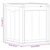 Garten-Aufbewahrungstruhe Cosita 90 l (PP-Rattan), Grau