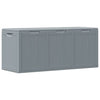 Graue Gartenaufbewahrungstruhe Cosita 270 l (pp Rattan)