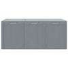Graue Gartenaufbewahrungstruhe Cosita 270 l (pp Rattan)