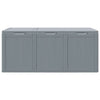 Graue Gartenaufbewahrungstruhe Cosita 270 l (pp Rattan)