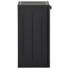 Gartenschrank Zarandu, schwarz, 65x45x88cm (PP Rattan)
