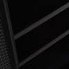 Gartenschrank Zarandu, schwarz, 65x45x88cm (PP Rattan)