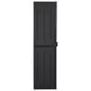 Zarandu Gartenschrank schwarz 65x45x172cm (PP Rattan)