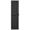 Outdoor-Aufbewahrungsschrank Zarandu 65x45x172cm schwarz (PP Rattan)