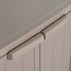 Brauner Gartenschrank Zarandu 65x45x88cm (PP in Holzoptik)