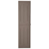 Gartenschrank Zarandu 65x45x172cm in Braun (PP Holzoptik)