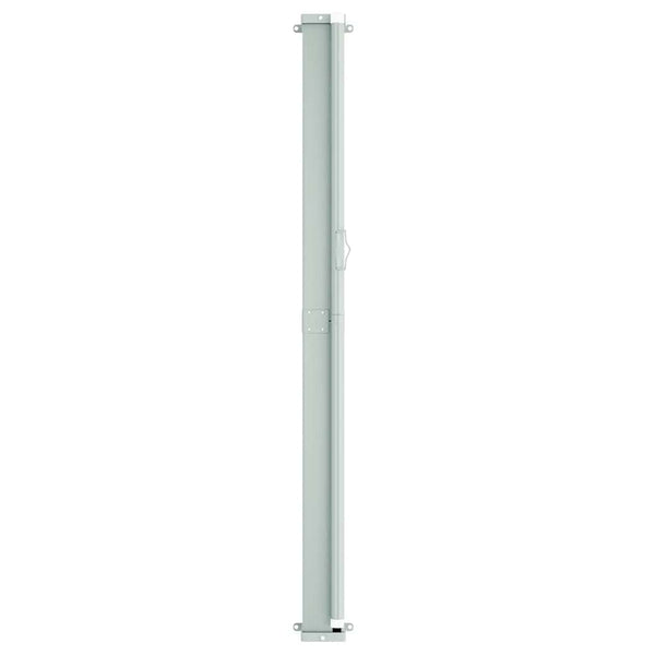 Graue, ausziehbare Terrassen-Seitenmarkise Snr 117x600cm