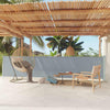 Graue, ausziehbare Terrassen-Seitenmarkise Snr 117x600cm