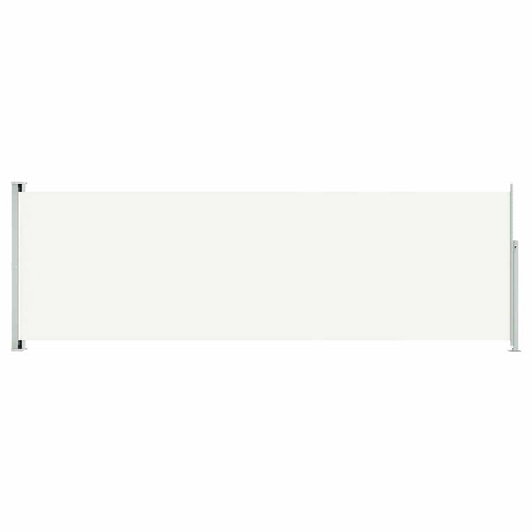 Creme Terrassen-Seitenmarkise, einziehbar, Snr 200x600cm