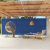 Blauer, ausziehbarer Seitenmarkise für Terrassen Snr 200x600cm