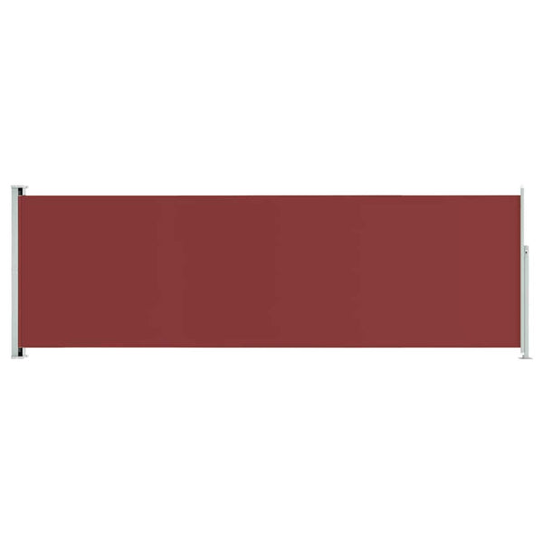 Rote Terrassen-Seitenmarkise, einziehbar, Snr 200x600cm