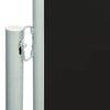 Schwarze ausziehbare Terrassenseitenmarkise Snr 220x600cm