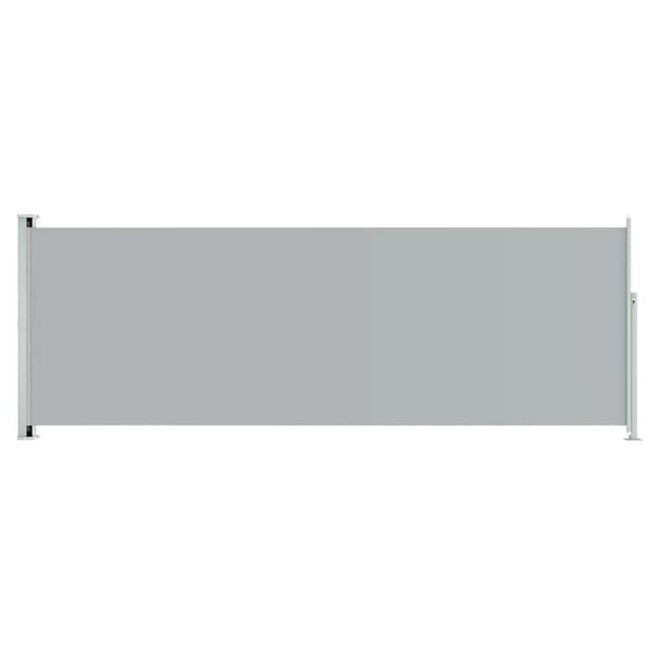 Graue einziehbare Terrassenseitenmarkise Snr 220x600cm