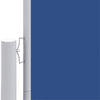 Blaues ausziehbares Seitenrollo Solimna 117x1200cm