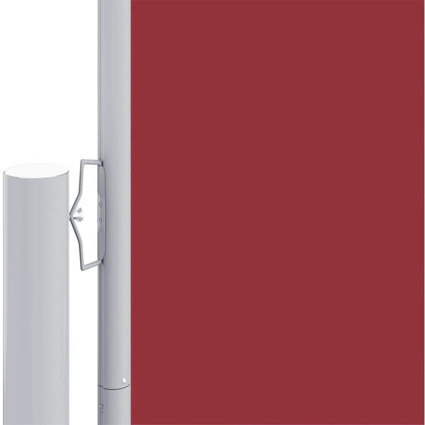 Rote ausziehbare Seitenmarkise Solimna 180x1200cm