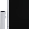 Schwarze einziehbare Seitenmarkise Solimna 200x1200cm