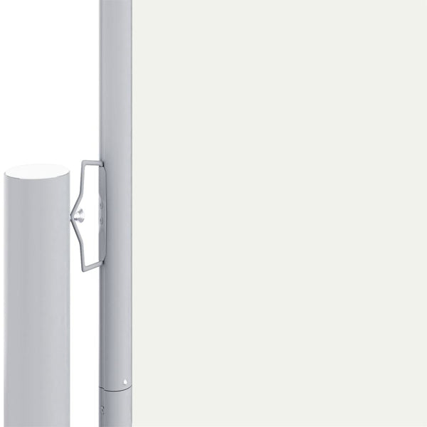 Cremefarbene ausziehbare Seitenmarkise Solimna 200x1200cm