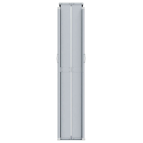 Cremefarbene ausziehbare Seitenmarkise Solimna 200x1200cm