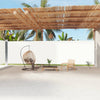 Cremefarbene ausziehbare Seitenmarkise Solimna 220x1200cm