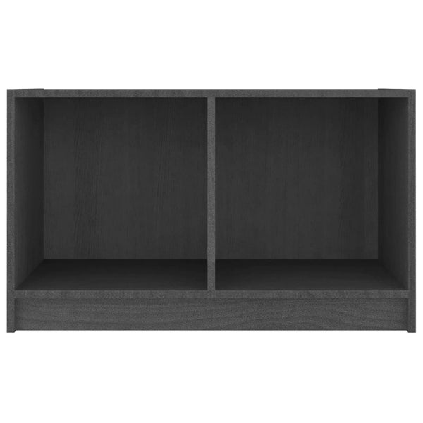 Graues TV-Möbel Vaeria 70x33x42cm (Kiefer)