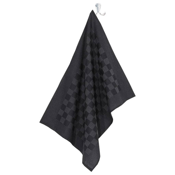 Schwarz-graues Handtuchset Zahariuta (10tlg. Baumwolle)