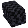 Schwarzgraues Handtuchset Zahariuta, 20-teilig (Baumwolle)
