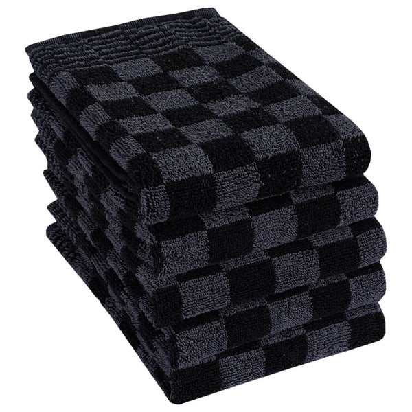Schwarzgraues Handtuchset Zahariuta, 20-teilig (Baumwolle)