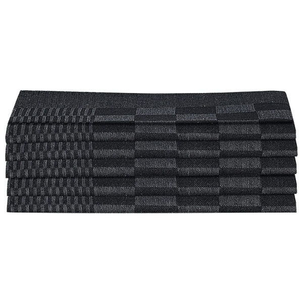 Schwarzgraues Handtuchset Zahariuta, 20-teilig (Baumwolle)