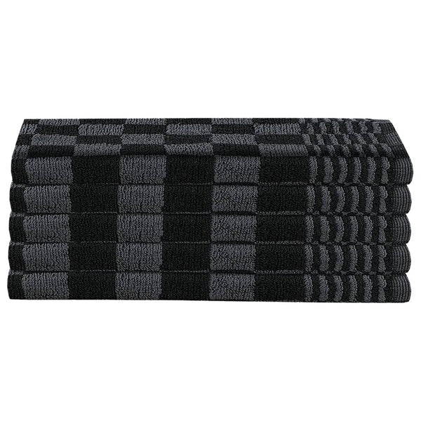 Schwarzgraues Handtuchset Zahariuta, 20-teilig (Baumwolle)
