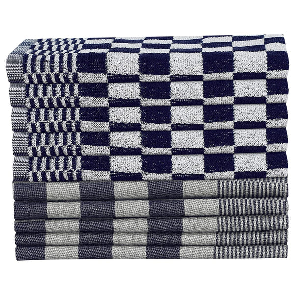 Blau-weißes Handtuchset Zahariuta N/A (10 Stk. Baumwolle)