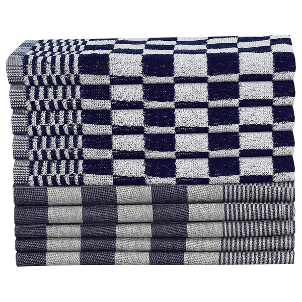 Blau-weißes Handtuchset Zahariuta 20 Stück (Baumwolle)