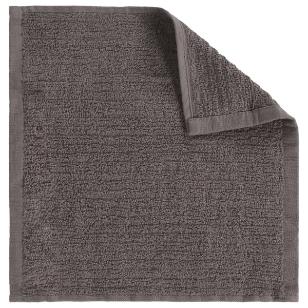 Schwarzes Handtuchset Ciresi (12-teilig, Baumwolle)