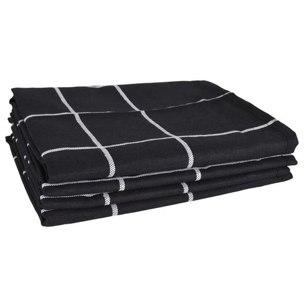 Schwarzes Handtuchset Ciresi (12-teilig, Baumwolle)