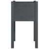 Graues Gartenblumenbeet Velica 40x40x70cm (Kiefer)