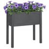 Graues Gartenhochbeet Zambila 70x31x70cm (Kiefer)
