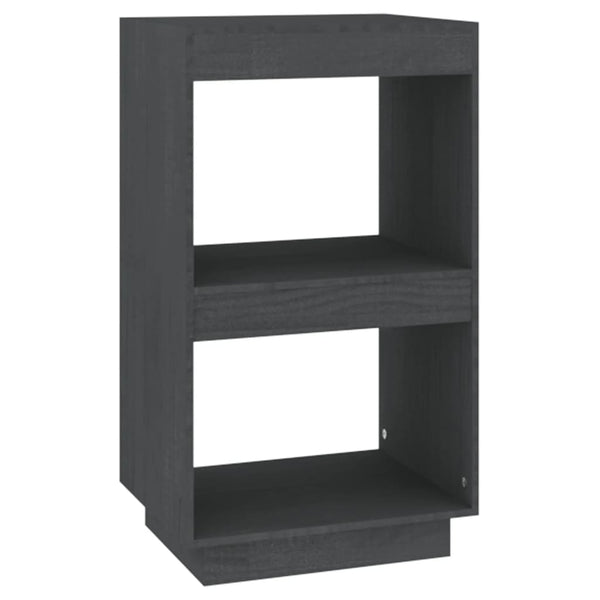 Graues Bücherregal Lucretu 40x35x71cm (Kiefer)