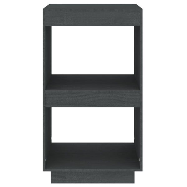 Graues Bücherregal Lucretu 40x35x71cm (Kiefer)