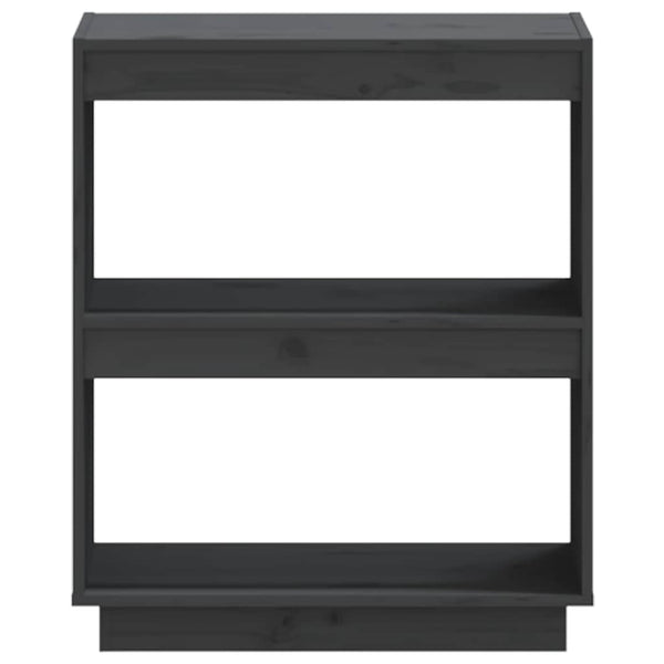 Graues Bücherregal Lucretu 60x35x71cm (Kiefer)