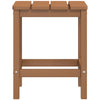 Ruskea adirondack puutarhapöytä Calena 38x38x46cm (hdpe)