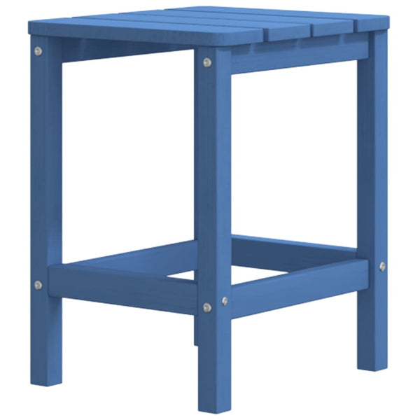 Vedensininen adirondack puutarhapöytä Calena 38x38x46cm (hdpe)