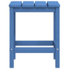 Vedensininen adirondack puutarhapöytä Calena 38x38x46cm (hdpe)