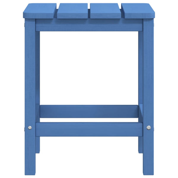Vedensininen adirondack puutarhapöytä Calena 38x38x46cm (hdpe)