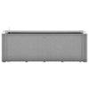 Grauer selbstbewässernder erhöhter Pflanzkübel Pepsila 100x43x33cm