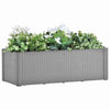 Grauer selbstbewässernder erhöhter Pflanzkübel Pepsila 100x43x33cm