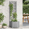 Blummenkasten anthrazit mit Spalier Cionca 43x43x142cm (PP)