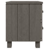 Nachttische hellgrau Hamar Leonello 40x35x44,5cm (2 Stk. Holz)